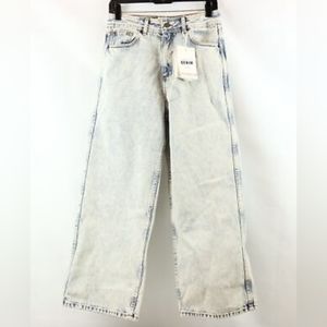 Sezane le crop Edge blue jean